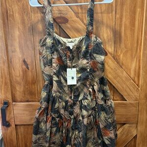 Promesa Multicolor Leaf Pattern Dreas